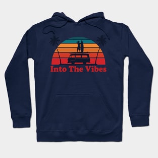 Into the vibes beach reggae vintage urban style streetwear Hoodie